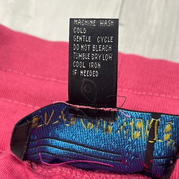 Vintage Active Elements Pink Floral Paisley Quilted Pull On Stretch Mini Skirt - Picture 7 of 9